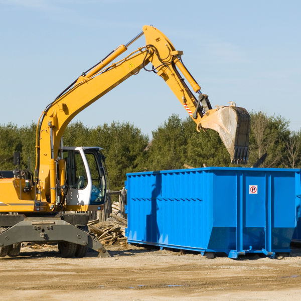 how many times can i have a residential dumpster rental emptied in Hartland